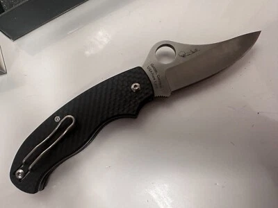 Spyderco C115CFP T-Mag Folding Knife 3" CPM NIB - Image 1 of 4