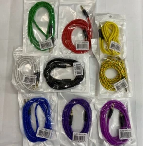 Wholesale 3.5mm Male to Male AUX Cord Audio Stereo Cable for Car Cellphons - Picture 1 of 12