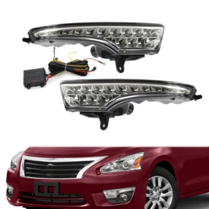 1 Set For 2013-2015 Nissan Teana Altima Fog Light LED Daytime Running Lamp - Picture 1 of 5