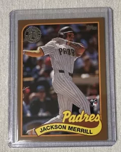 2024 Topps Update Baseball Jackson Merrill 89US-35 Gold /75 - Picture 1 of 2