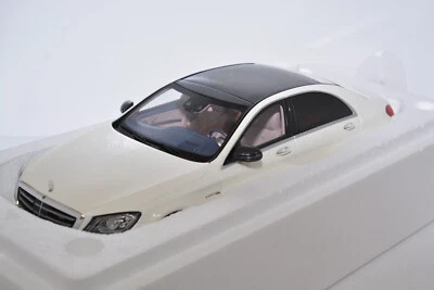 MERCEDES-AMG S63 S 63 LIMUSINA DIAMANTE BLANCO 1:18 GT-SPIRIT DISTRIBUIDOR MUY RARO - Imagen 1 de 4