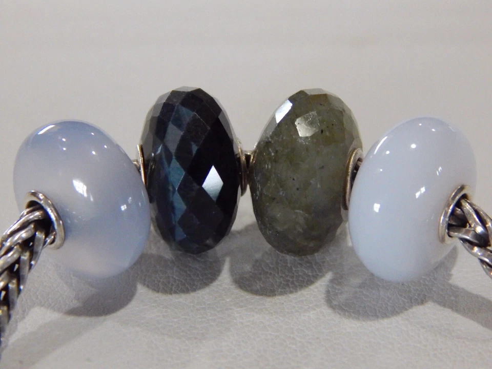 TROLLBEADS Calcedonia CUENTAS #4 TSTBE-20021 Etéreas y HERMOSAS (UNA CUENTA) ¡NUEVAS! Foto 1 de 4