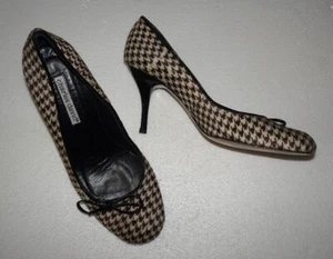 Vintage Charles David Women's Size 8 (M,B) Pump Heel Leather Shoes Made In Spain - Picture 1 of 18