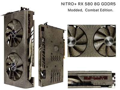 APPLE BOOT White Screen, Sapphire NITRO+ RX 580 8G.  (Mac & Win) Combat Edition. - Image 1 of 4