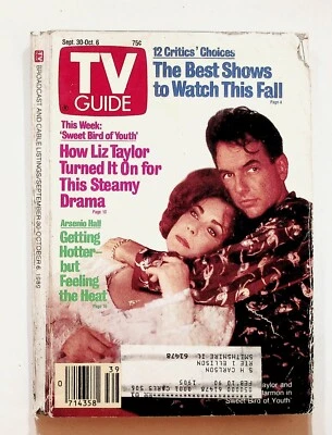 1989 September 30 TV Guide Magazine Western Illinois Edition Arsenio Hall Foto 1 de 4