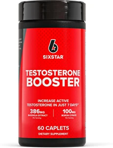 Testosterone Booster Supplement, Extreme Strength Testosterone, 60 Caplets - Picture 1 of 6