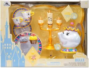 Disney La Bella e la Bestia ''Sii il nostro ospite'' Carrello da tè cantando Play Set Belle - Foto 1 di 2