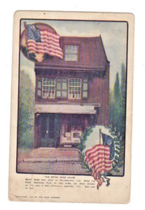 Postcard  Betsy Ross House , Philadelphia, PA postmarked   7/16/1907 - Picture 1 of 3