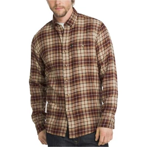 Neu mit Etikett Herren Größe 3XL XXXL G.H. Bass & Co. braunes Fireside Flanell Langarmhemd - Bild 1 von 6