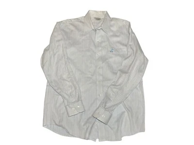 Camisa Walt Disney World Hombre’s Mickey Mouse Abotonada Manga Larga Azul Claro Foto 1 de 4