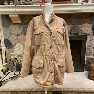Vintage London Fog Outdoors Unlimited Feldjacke Damen 14 Reg hellbraun khaki braun - Bild 1 von 12