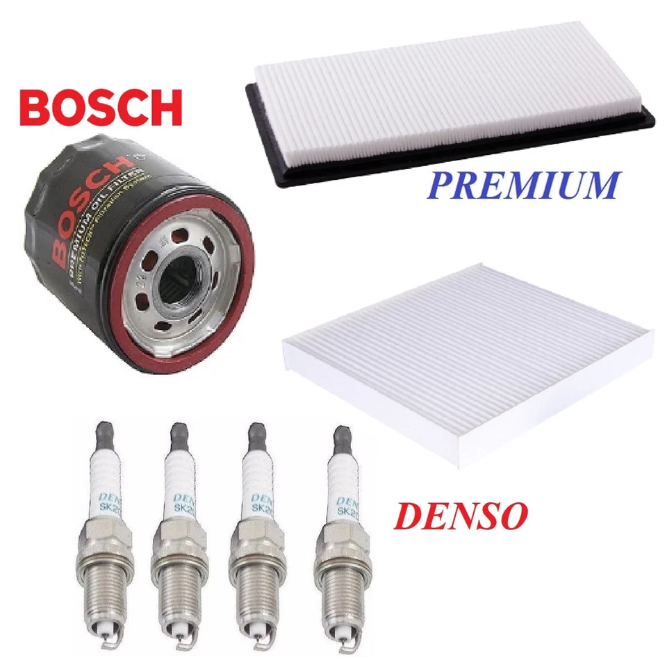 Kit de afinación filtros bujías para Jeep Compass L4 2,0 L y 2,4 L 2007-2010 Foto 1 de 1