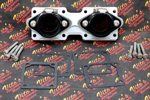 NEW Banshee BILLET aluminum crossover intakes 33mm 34mm 35mm carbs intake boots - Picture 1 of 6