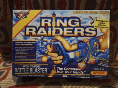 1988 MATCHBOX TOY RING RAIDERS BATTLE BLASTER-UNOPENED-NOS - Image 1 of 4