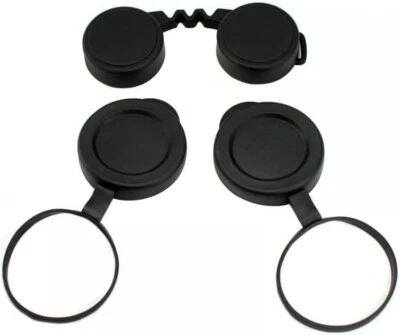 10X42 Optics Binocular Caps Objective Lens Caps Rubber Waterproof Binoculars - Image 1 of 4