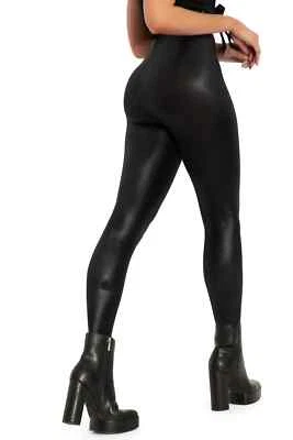 Black Milk Clothing High Waist Shiny Wet Look Leggings Size Small - Image 1 of 4