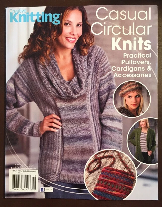 Creative Knitting Casual Circular Knit Practical Pullover Oct 2015 FREE SHIPPING - Image 1 of 1