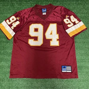 Washington Redskins Dana Stubblefield Jersey Size Large Adidas - Picture 1 of 9