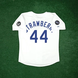 Darryl Strawberry 1993 Los Angeles Dodgers Cooperstown Heimtrikot weiß - Bild 1 von 8