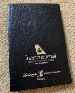 Leathersmith Of London Airline diario di volo traduttore mappe intercontinentali - Foto 1 di 6