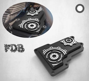 Fit H-D 2009-2016 TRIKE Smashing Gear Contrast Cut Transmission Top Cover - Picture 1 of 8
