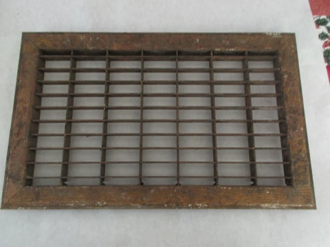 OLD Metal Heating Grate - U.S. Truss Steel Cover