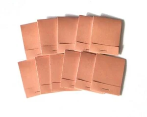 32 Shimmery Rose Gold Matchbook Notepads in Cardstock, Party Favor, Stationary,  - Picture 1 of 4