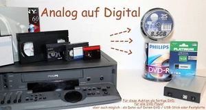 25 Bänder Hi8 Minidv VHS-C digitalisieren als fertige DVD Komplettpreis - Bild 1 von 1