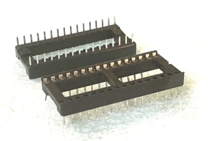 LOT OF 8: NEW 32 PIN WIDE DIP IC SOCKET USA STOCK RM2-IC5-6 - Picture 1 of 3