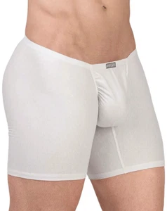 ErgoWear MidCut Cotton Long Boxer Briefs FEEL GR8 in White 1737 124 - Picture 1 of 6