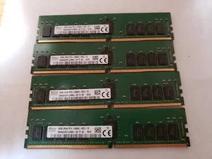 Server Memory 64GB (16GBx4) PC4-2666V DDR4 Server Memory, Samsung or Hynix - Picture 1 of 6