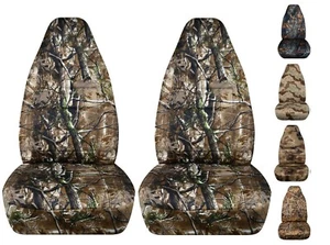 Front set highback bucket seat covers Fits Ford F150 truck 1992-2003 Camouflage - Bild 1 von 25