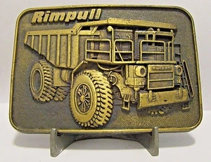 Camión de volteo Rimpull RD100 hebilla de cinturón 1978 minería y dardos de energía ártica Kansas - Imagen 1 de 3