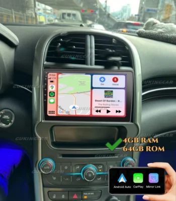 For 2011-2015 Chevrolet Malibu Radio Android 14.0 Wireless CarPlay GPS Navi 64G - Image 1 of 4