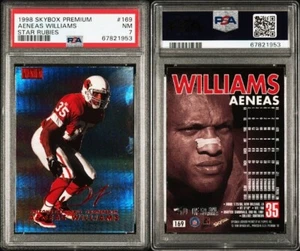 1998 SkyBox Premium Star Rubies Aeneas Williams SP Rare HOF 50/50 PSA 7 Highest - Picture 1 of 5