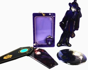 Twisted Wonderland Acrylic Keychain Can Badge set Ace Rook - Picture 1 of 5