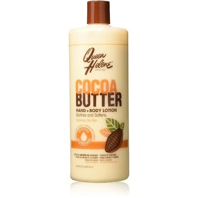 Loción para manos y cuerpo de manteca de cacao Queen Helene para piel seca 32 oz Foto 1 de 2