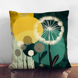 Plump Cushion Dandelion Bauhaus No.5 Soft Scatter Throw Pillow Case Cover Filled - Picture 1 of 3