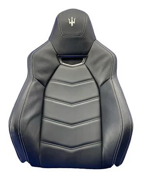Maserati Granturismo 2013-2019 asiento superior delantero derecho cojín cuero *desgaste* Foto 1 de 4
