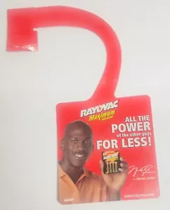 Vintage Michael Jordan Rayovac Store Shelf Display Advertising Piece - Picture 1 of 6