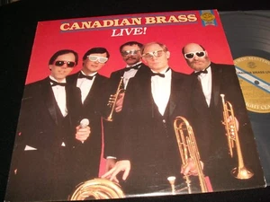 CANADIAN BRASS°LIVE!<>Lp Vinyl~Canada Pressing<>CBS RM 39515 - Picture 1 of 2
