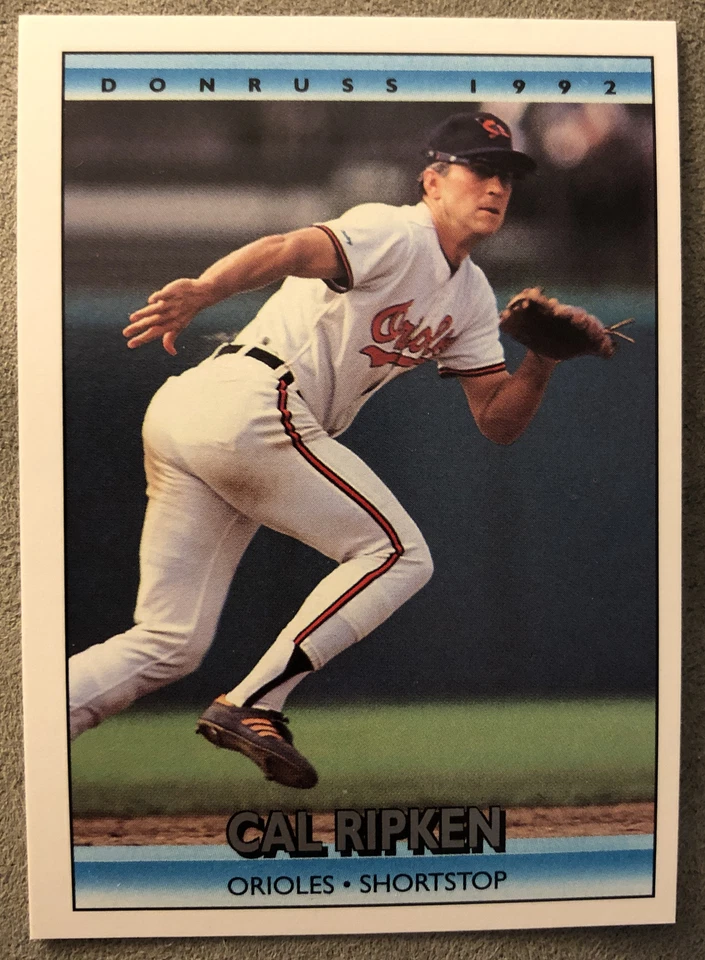 1992 Donruss Cal Ripken, Jr. Baseball Card #35 Orioles Shortstop HOF High Grade - Image 1 of 2