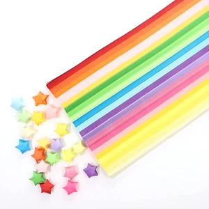 1000 Sheets Origami Star Paper Strips, Double Sided 20 Vivid Colors Lucky Star P - Picture 1 of 7