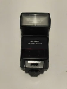 [Excellent++] Minolta Program 4000 AF Shoe Mount Xenon Flash For Minolta SLR - Picture 1 of 2