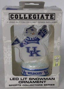 Kentucky Collegiate LED Beleuchtung Schneemann Ornament Weihnachten Urlaub Universität - Bild 1 von 10