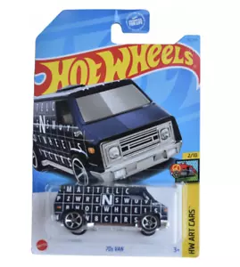 Hot Wheels 70er Jahre Van Art Cars 2/10 blau 16/250 - Bild 1 von 1
