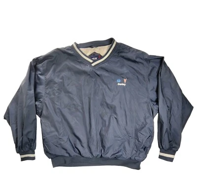 Chaqueta cortavientos pulóver Ganley Honda Pontiac azul forrada de nailon para hombre talla XL Foto 1 de 4