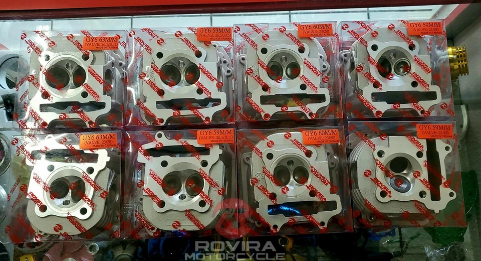 Scooter GY6 150cc High Performance Cylinder Valve Head (Choose Size) NON EGR