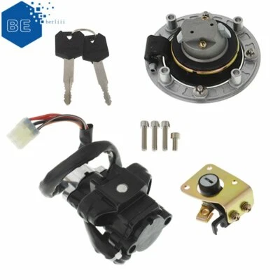 Juego de llaves de bloqueo de asiento con tapa de gas interruptor de encendido para Suzuki Katana 600 Katana 750 Foto 1 de 4