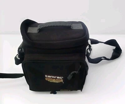 Tamrac Explorer 2 Camera Bag Waist Black Strap Leather Handle Accent w/ Shoulder - Image 1 of 4
